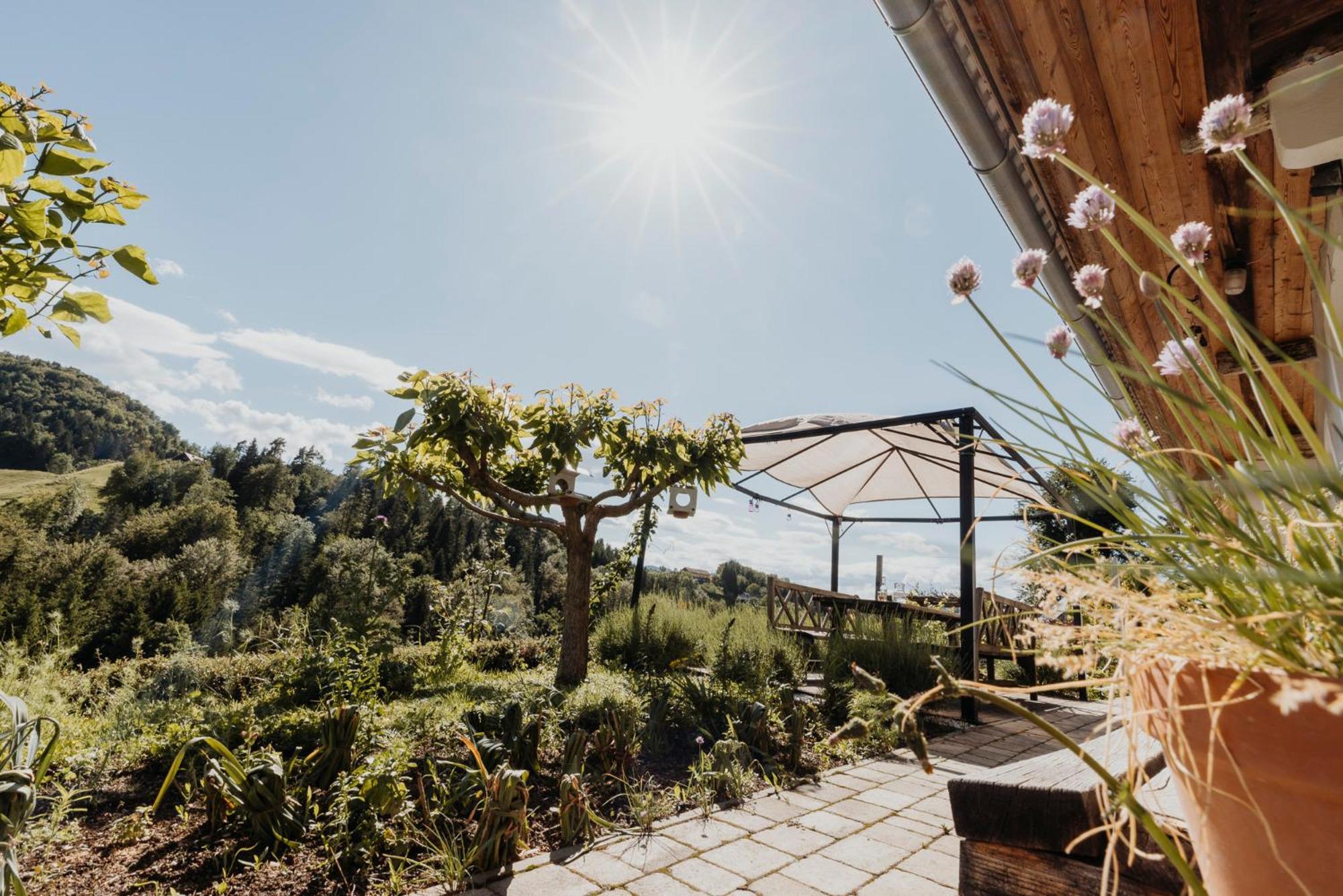 Ferienhaus Am Herbsthof Leutschach Exteriör bild