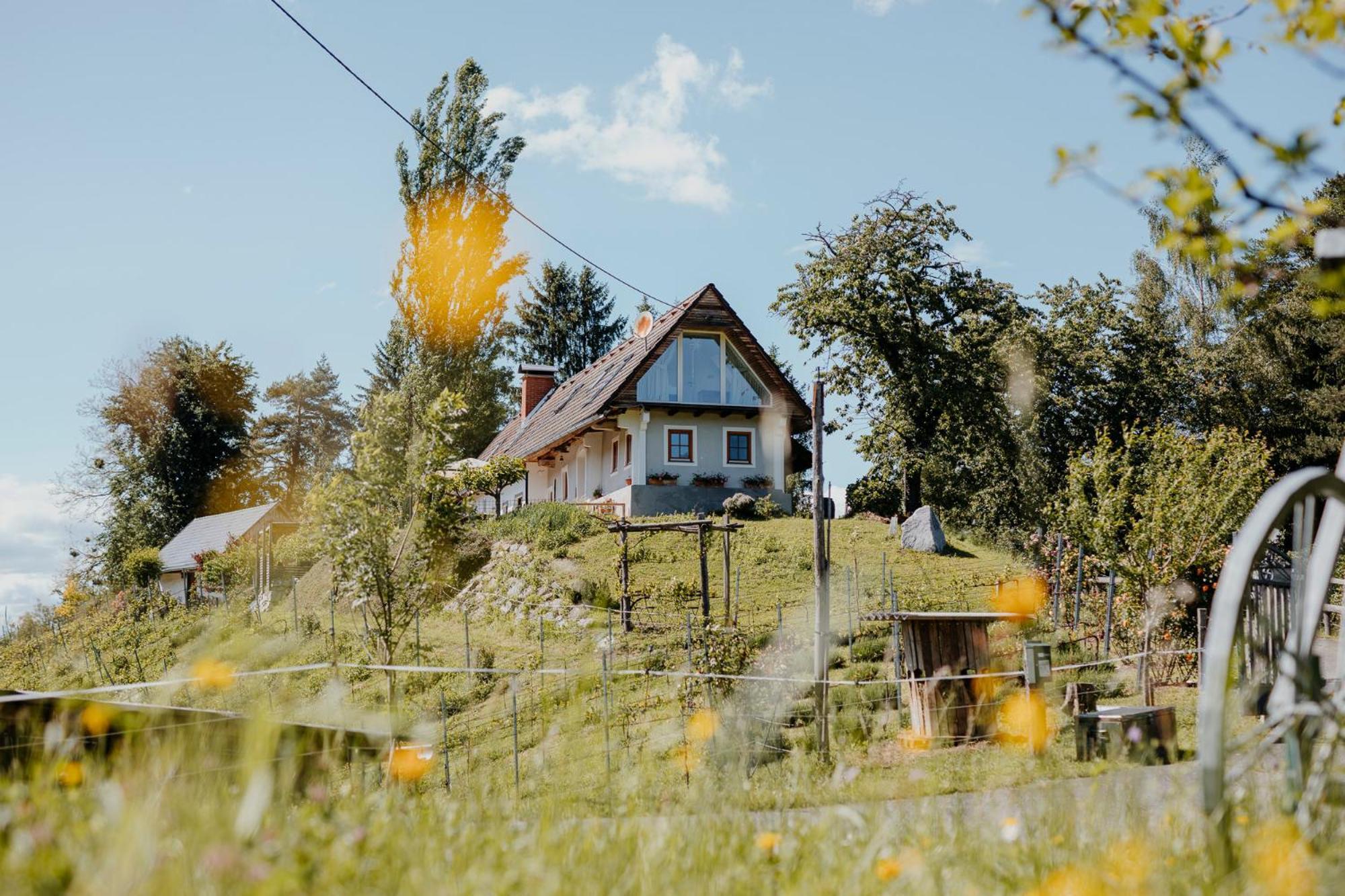 Ferienhaus Am Herbsthof Leutschach Exteriör bild